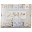 今治謹製 紋織フェイスタオルセット ブルー