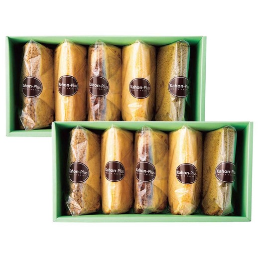 Kahon-Plus シフォンケーキ5種10個セット - 福屋オンラインストア