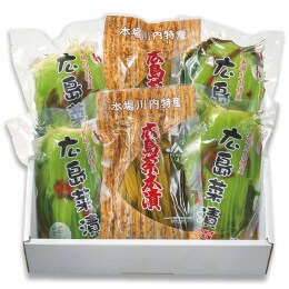 JA広島市 本場川内特産 広島菜漬セット〈FUKU-1〉