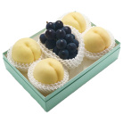 三次ピオーネ＆岡山産 岡山白桃【お届け時期：7月中旬～7月下旬】