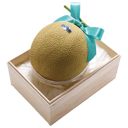 静岡産 クラウン印マスクメロン 約1.4kg