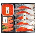 紅鮭・いくら醤油漬・たらこ詰合せ〈BTI-50〉
