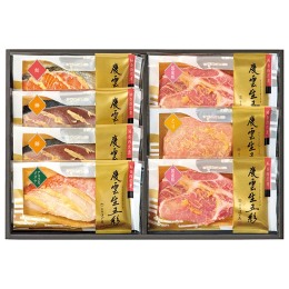 京都・辻が花 レンジで魚と肉の柚香西京漬〈KN-5BC〉