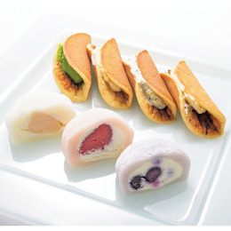 銀座千疋屋＆花園万頭 銀座フルーツ大福・どらバターサンド詰合せ