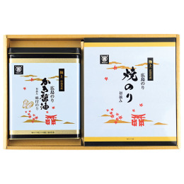 広島海苔 かき醤油味付のり・焼のり詰合せ〈HKS-50H〉