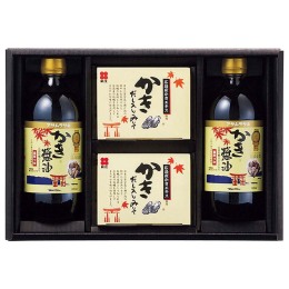 新庄みそ かきだし入りみそ・かき醤油詰合せ〈SA-40〉