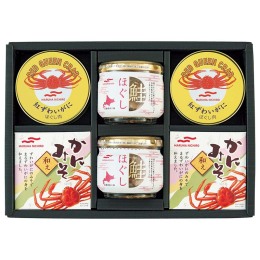 マルハニチロ かに缶詰・鮭瓶詰詰合せ〈KSM-5〉