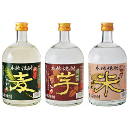 宮下酒造 本格焼酎飲み比べ3本セット〈KIM-43〉