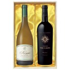 フランスブルゴーニュ＆ボルドー 紅白ワインセット（木箱入）〈NL-100〉