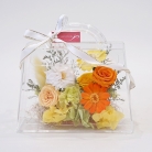 【パレフローラ】プリザーブドフラワー　バッグモチーフ