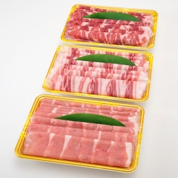 【牛処うえ田】国産豚しゃぶしゃぶセット 1200g