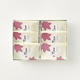 【にしき堂】もみじ饅頭　6個入り（こしあん）