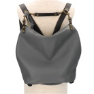 【nil】レザー バッグ リュック（S）グレー