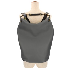 【nil】レザー バッグ リュック グレー