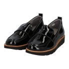 【…AshiOtO】軽量ローファーシューズ ブラックエナメル