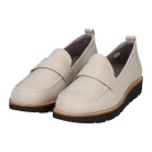 【…AshiOtO】軽量ローファーシューズ ライトグレー