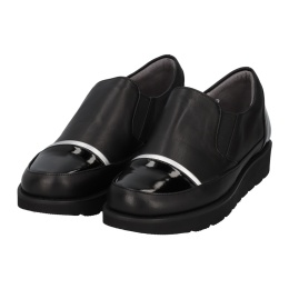 【…AshiOtO】軽量一文字スリッポンシューズ