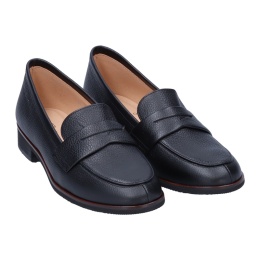 【eizo】撥水・防汚加工スニーカー感覚軽量ローファー ブラック