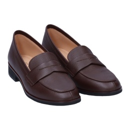 【eizo】撥水・防汚加工スニーカー感覚軽量ローファー ブラウン