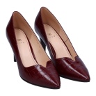 【eizo】一番人気！エイゾーハートカットパンプス ボルドー