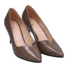 【eizo】一番人気！エイゾーハートカットパンプス グレージュ