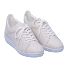 【eizo】バックファスナー付きレースアップ柔らか軽量スニーカー ホワイト