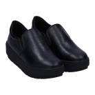 【eizo】型押しクロコ柄厚底軽量スニーカー ブラック