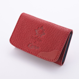 【広島ジビエレザー×カープコラボ】名刺入れ２０２６Ver（RED)