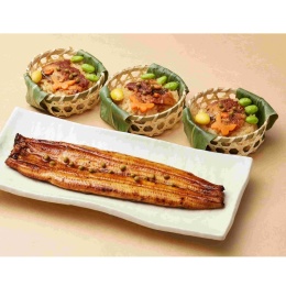 【京料理 美濃吉】父の日　鰻蒲焼と鰻飯蒸し詰合せ（UK-80）