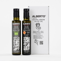 【イタリア・シチリア州　アルベルト】プレミアムEVオリーブオイルの品種別食べ比べセットA（2本）