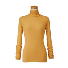 【天使の綿シフォン】ハイネック長袖（２重袖）ハニーコーン