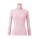 【天使の綿シフォン】ハイネック長袖（1重袖）サクラ