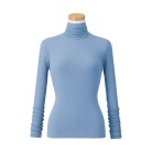 【天使の綿シフォン】ハイネック長袖（1重袖）スカイオブパリ