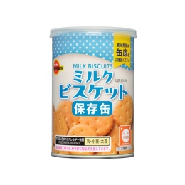 「ブルボン」缶入ミルクビスケット