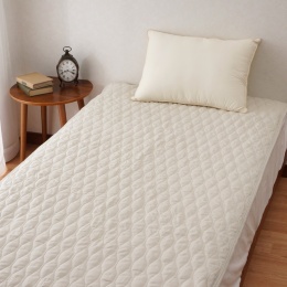 【大津コーポレーション】洗える　本麻敷きパッド