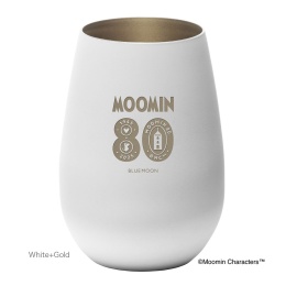 【ムーミン80周年限定】タンブラー 単品（White+Gold）