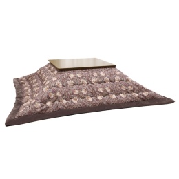 【ロマンス小杉】V&A ピンパーネル こたつ掛けふとん(正方形) ボアタイプ