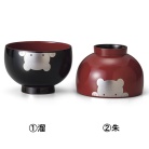 【ぬりもん】越前塗　プチ椀　食洗機対応　くま