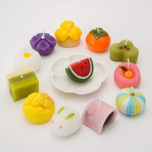 和菓子づくし 古本 カメヤマ】和菓子づくしキャンドルセット