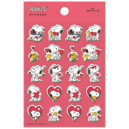 スヌーピー LOVE 愛おしむ【Peanuts All Good／ぷっくり素材シール】