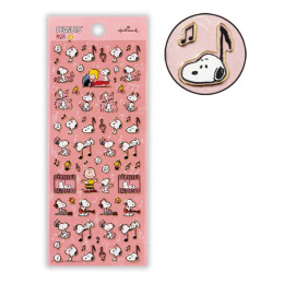 スヌーピー 音楽Ⅱ【フチドリシール】