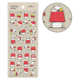 スヌーピー おうちでごはん【フチドリシール】