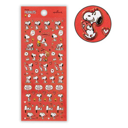 スヌーピー みんなにハートⅡ【フチドリシール】
