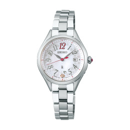 【セイコー　ルキア】腕時計　ソーラー電波時計　SSQW091