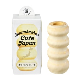 【ユーハイム】バウムクーヘンキュートジャパン（ホワイトチョコレート）