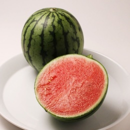 【フルーツなかむら】ひとりじめ西瓜　１玉　※4月上旬から順次発送