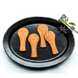 【藤い屋】杓子せんべい２４枚入