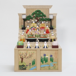 一刀彫　神泉 神泉作 奈良一刀彫 7号立雛 3H-I5-Z-US-S | すべての商品 | 【公式