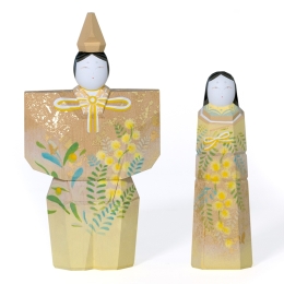 奈良一刀彫　神泉作　花結び