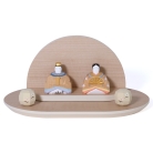 奈良一刀彫　神泉作　紬木　